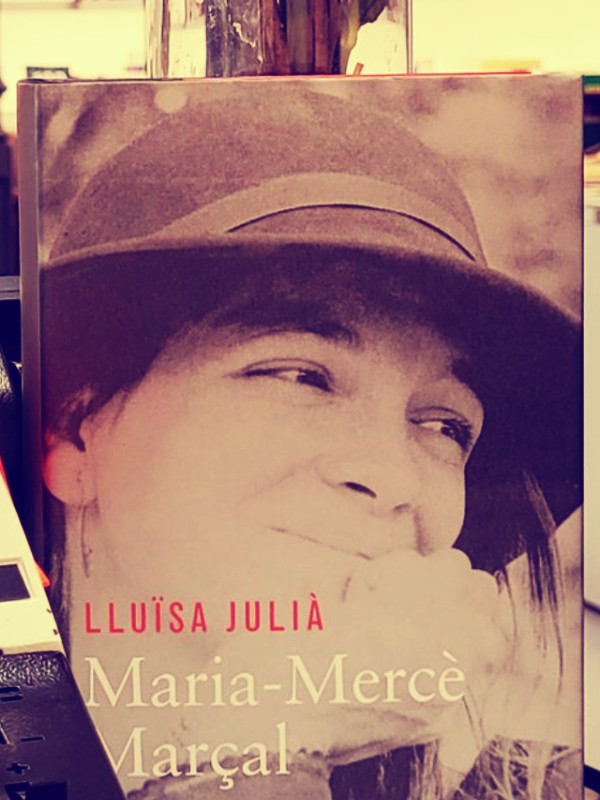 Couverture du livre Maria-Mercè Marçal, de Lluïsa Julià #HolaBarcelona février 2023 © Gilles Denizot