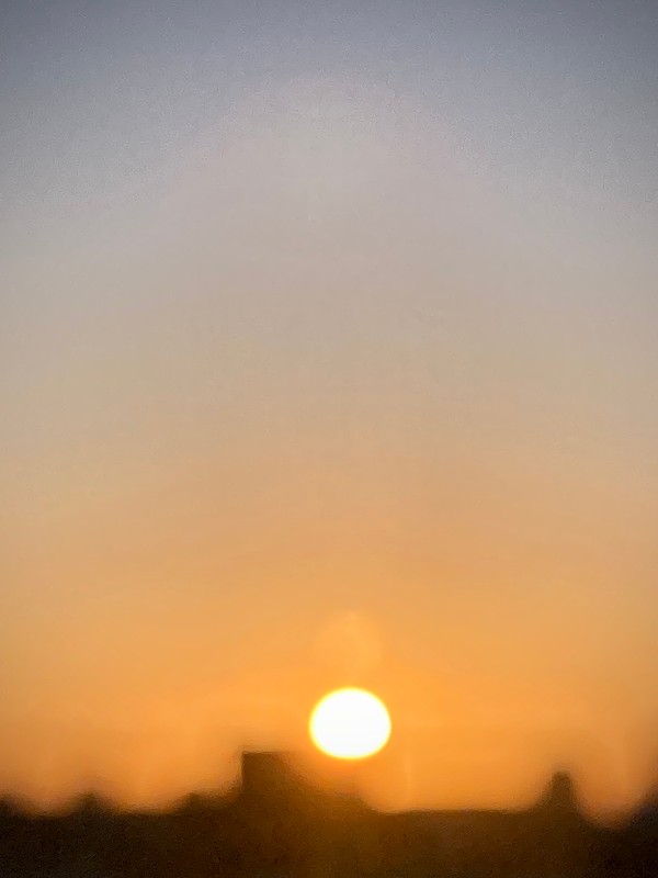 Soleil levant sur Barcelone ©GD24 #HolaBCN Pluie d'idées